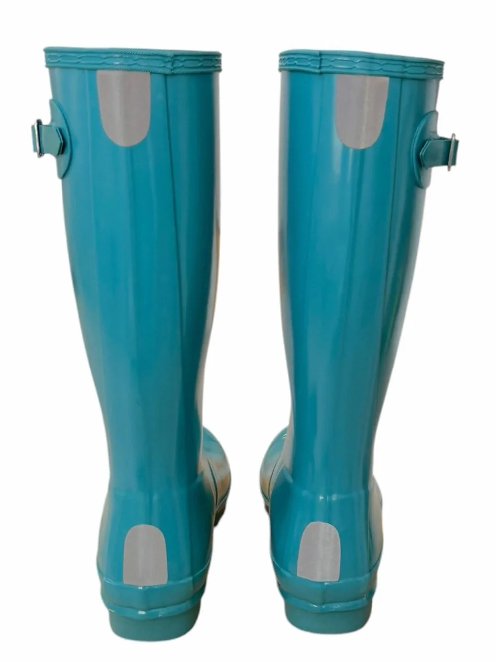 Hunter Original Kids Gloss Teal Blue Rain Boots US 4 / UK 3